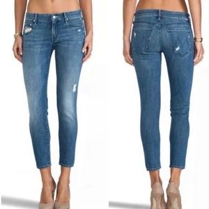 Mother Jeans. The Looker ankle crop. Graffiti girl.